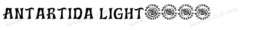 Antartida Light字体转换